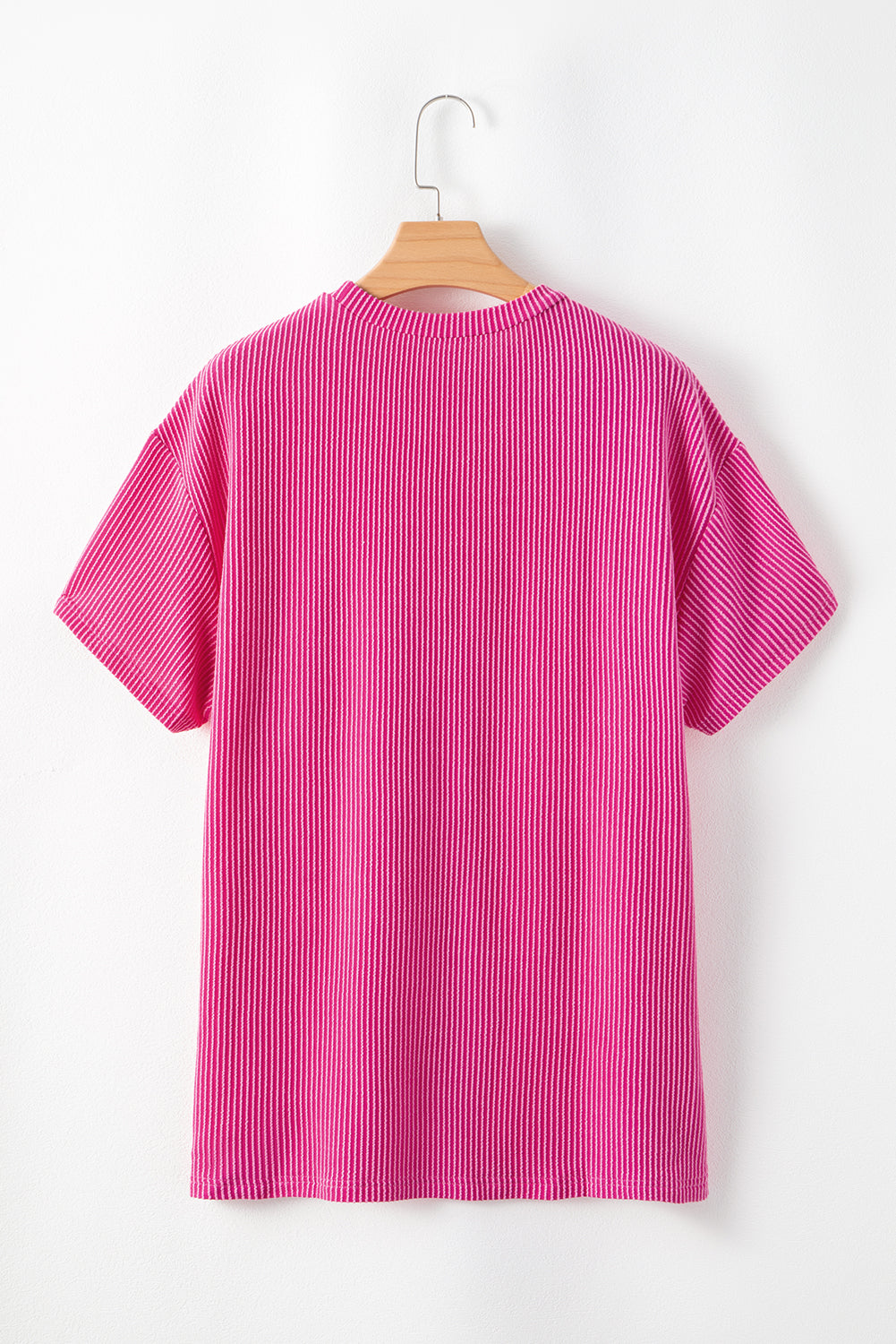 Textured Pocket Oversized Tee