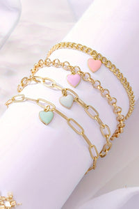 Valentine Hearts Bracelet Set