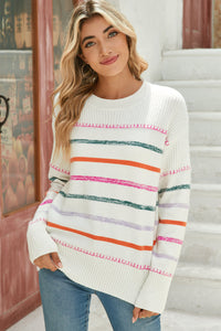 Colorful Striped Sweater