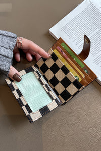 Checkered Wallet