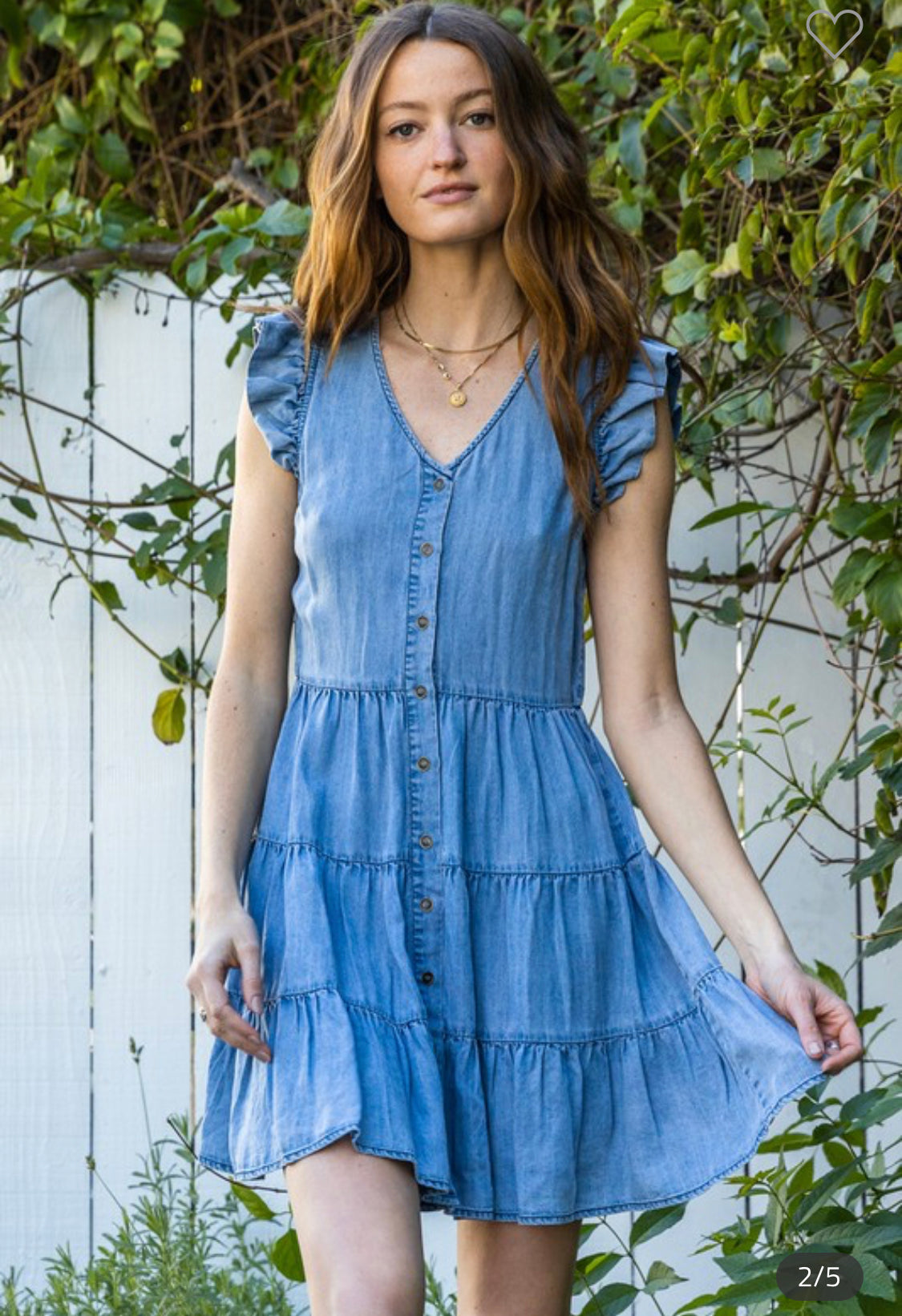 Chic Denim Cowgirl Dress – The Pink House Boutique